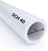 VENTRAL Schedule 40 PVC Pipe - 6 in. by VELOCITY® - main product image for Resin Society