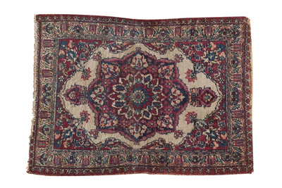 2x2.5 Antique Kermanshah Square Rug Mat by Old New House® - main product image for Resin Society