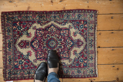 2x2.5 Antique Kermanshah Square Rug Mat by Old New House® - product image 2 for Resin Society