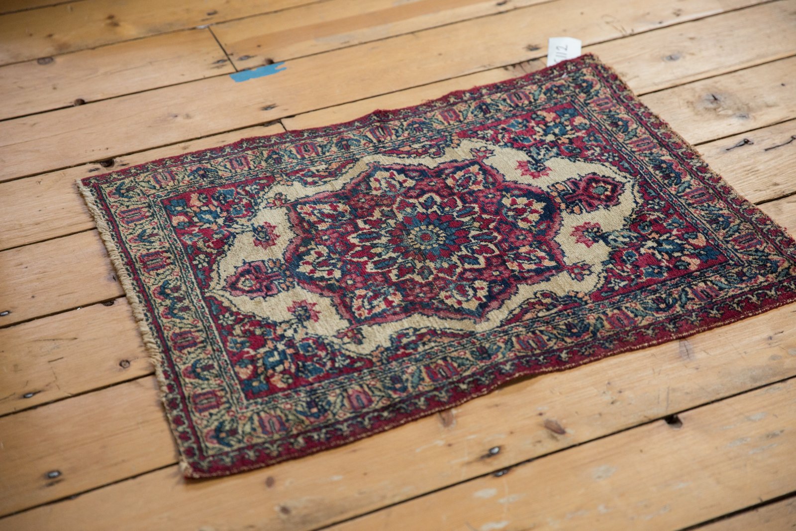 2x2.5 Antique Kermanshah Square Rug Mat by Old New House® - product image 5 for Resin Society