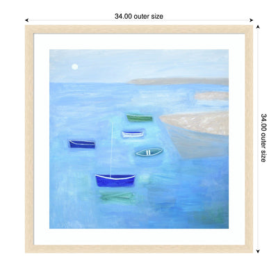 Framed Art Calm Waters by Giuliana Lazzerini