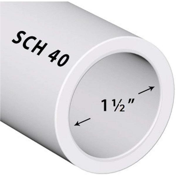 VENTRAL Schedule 40 PVC Pipe - 1/2 in. by VELOCITY® - main product image for Resin Society