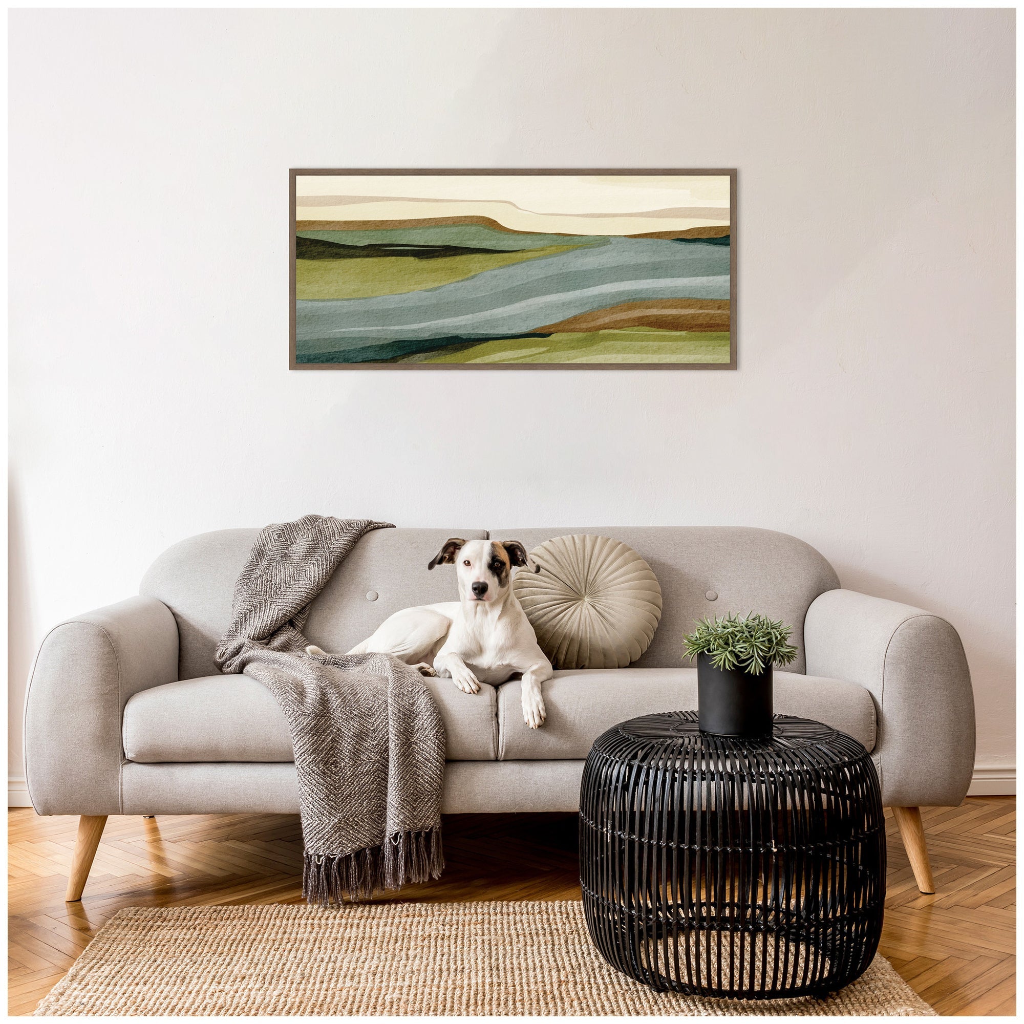 Natures Charm l Panel by Nikita Jariwala Framed Canvas Wall Art Print