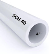 VENTRAL Schedule 40 PVC DWV Drain Pipe - 4 in. by VELOCITY® - main product image for Resin Society