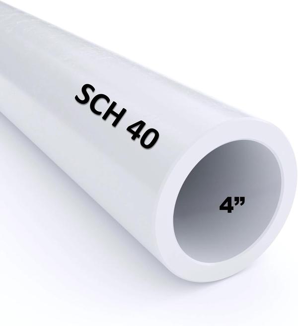 VENTRAL Schedule 40 PVC Pipe - 4 in. by VELOCITY® - main product image for Resin Society
