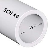 VENTRAL Schedule 40 PVC Pipe - 1/2 in. by VELOCITY® - product image 3 for Resin Society