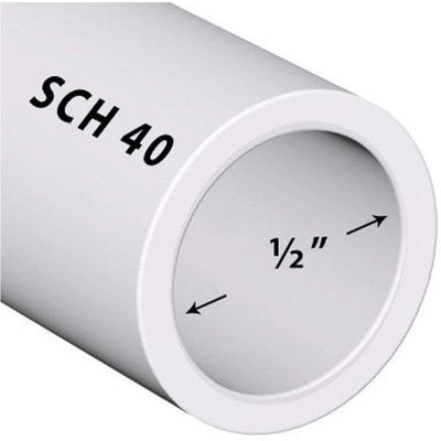 VENTRAL Schedule 40 PVC Pipe - 1/2 in. by VELOCITY® - product image 3 for Resin Society