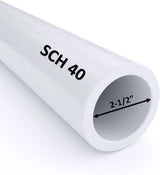 VENTRAL Schedule 40 PVC Pipe 2 1/2 Inch (2.875 OD) by VELOCITY® - main product image for Resin Society