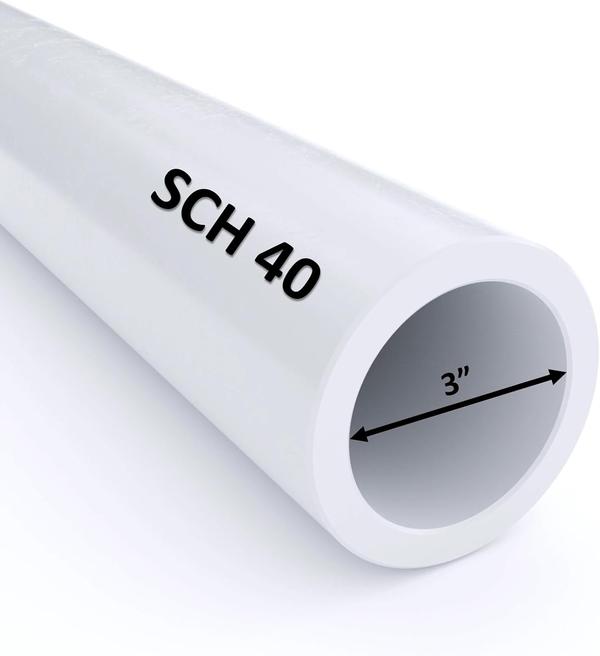 VENTRAL Schedule 40 PVC Pipe - 3 in. by VELOCITY® - main product image for Resin Society