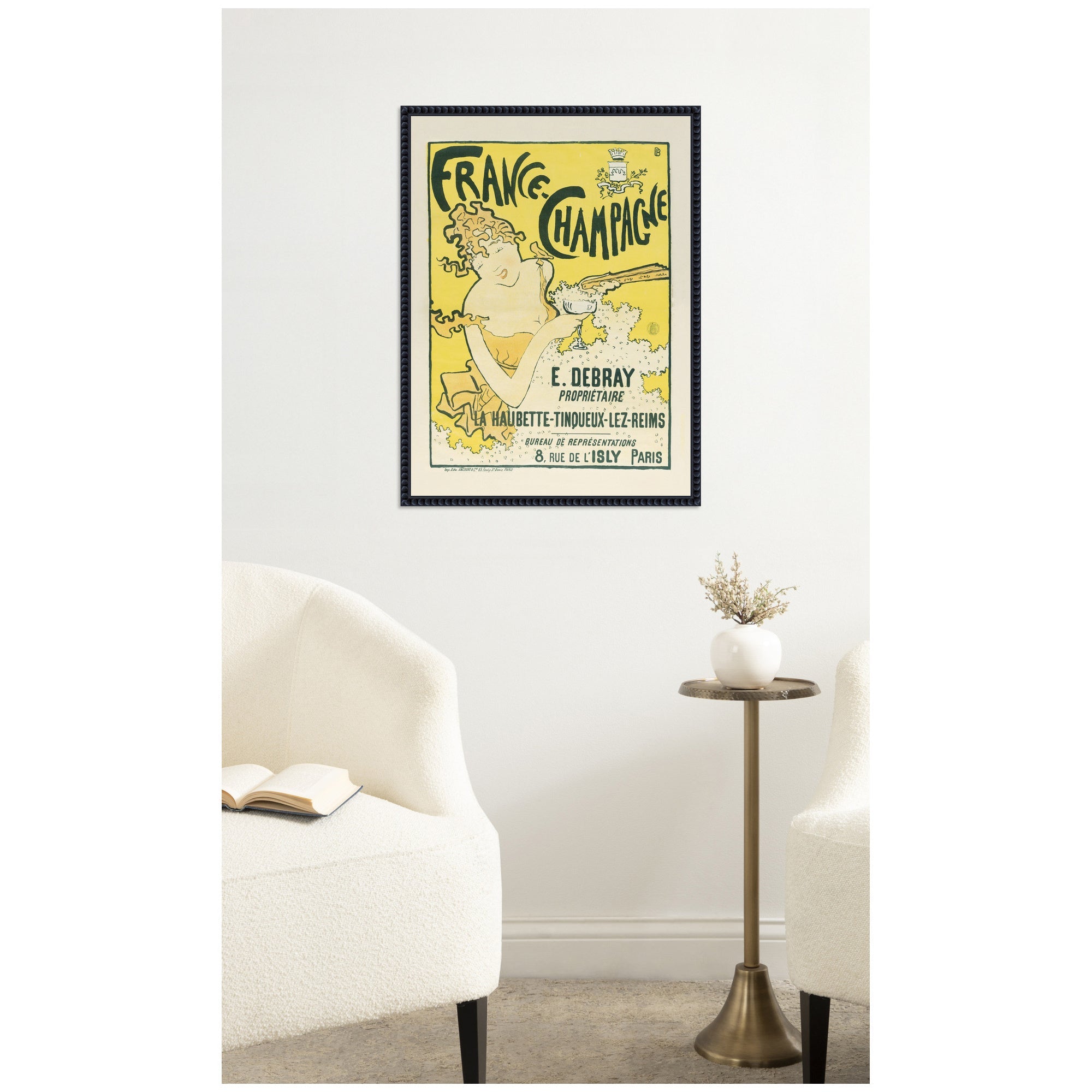 France Champagne 1889 91 Pierre Bonnard by The Art Institute of Chicago Framed Canvas Wall Art Print