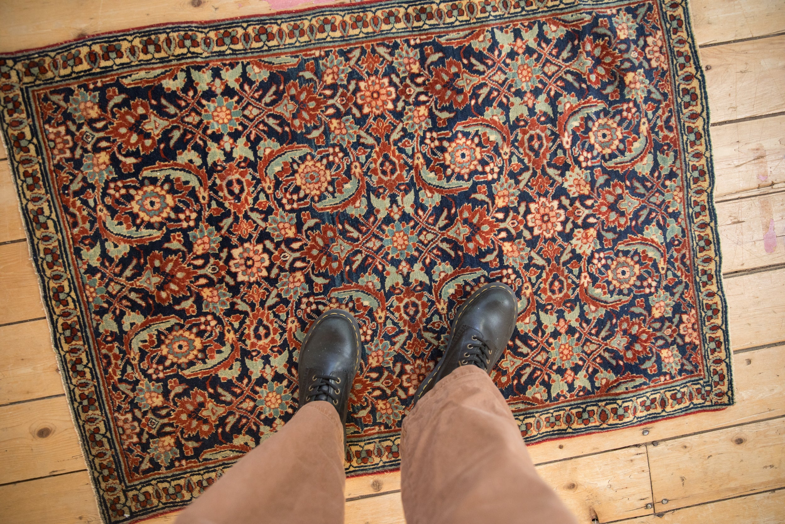 2.5x4 Vintage Tabriz Sennehbaft Rug by Old New House® - product image 2 for Resin Society
