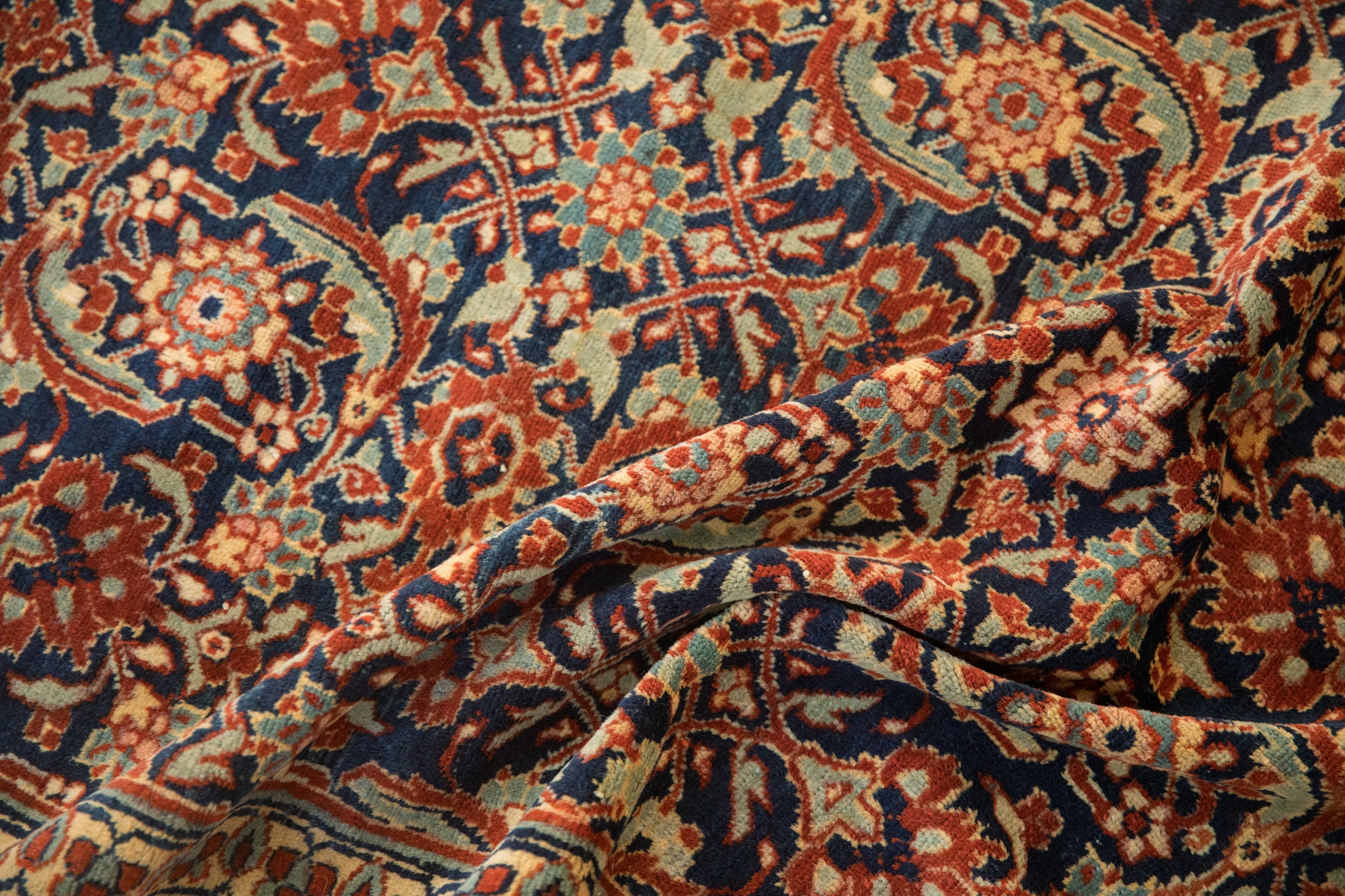 2.5x4 Vintage Tabriz Sennehbaft Rug by Old New House® - product image 12 for Resin Society