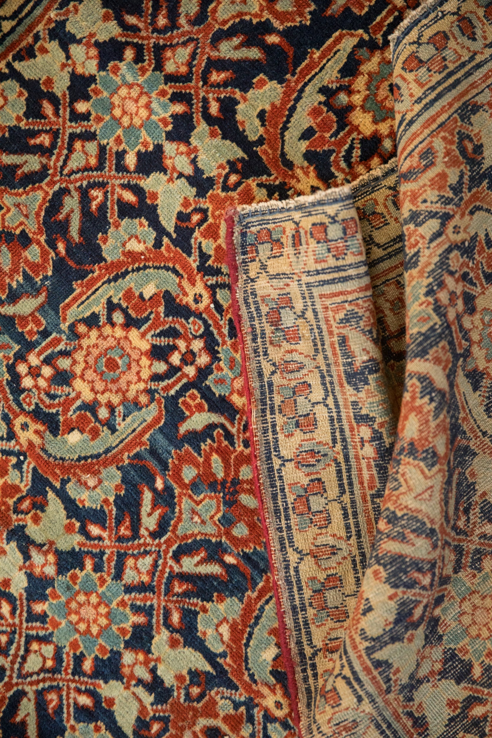 2.5x4 Vintage Tabriz Sennehbaft Rug by Old New House® - product image 13 for Resin Society