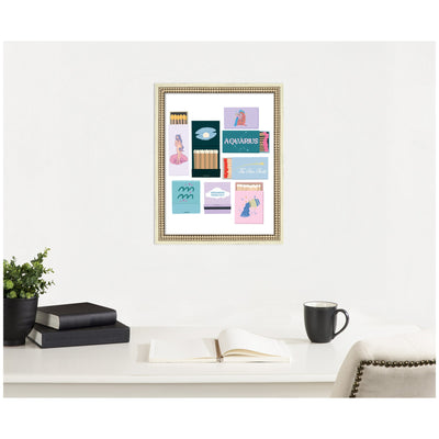 Aquarius Matchbooks 14x18 FC by Megan Ryan Framed Wall Art Print