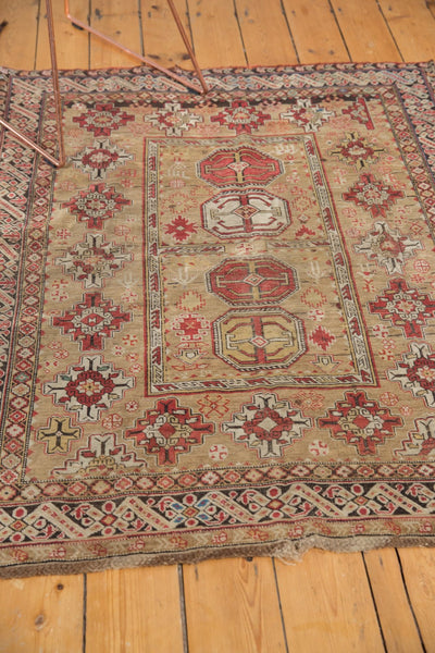 4x4.5 Antique Caucasian Square Rug by Old New House® - product image 5 for Resin Society