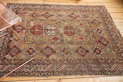 4x4.5 Antique Caucasian Square Rug by Old New House® - product image 7 for Resin Society