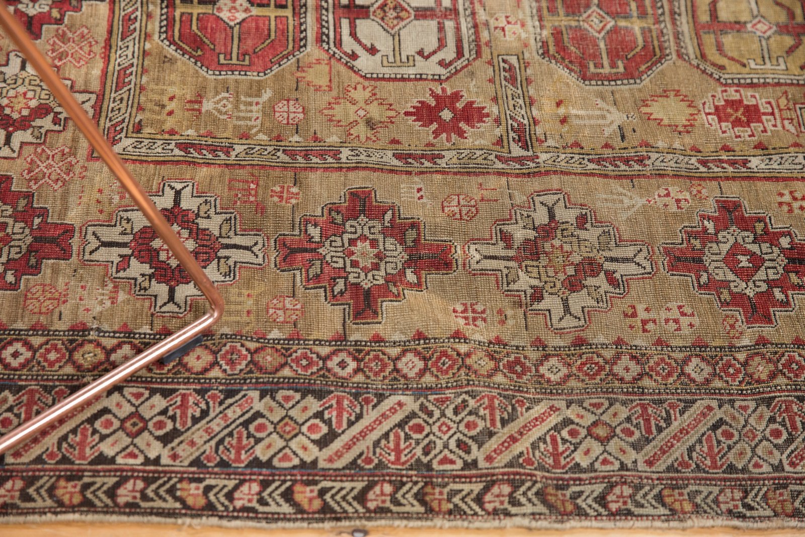 4x4.5 Antique Caucasian Square Rug by Old New House® - product image 8 for Resin Society