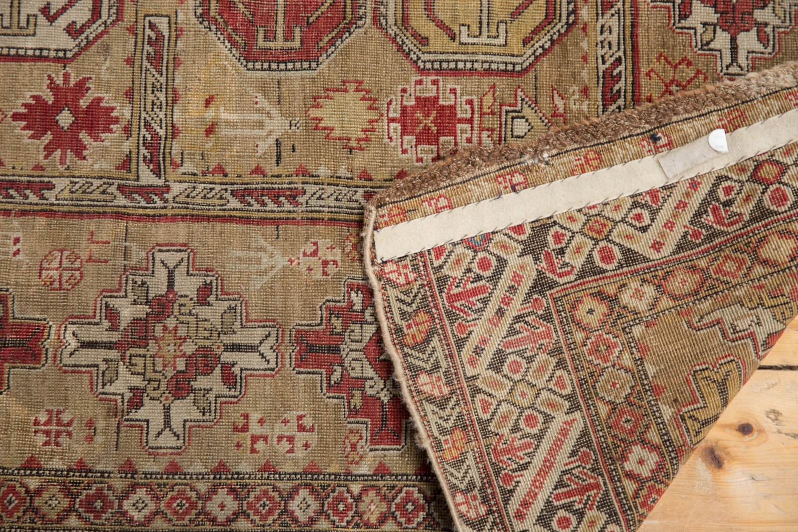 4x4.5 Antique Caucasian Square Rug by Old New House® - product image 9 for Resin Society
