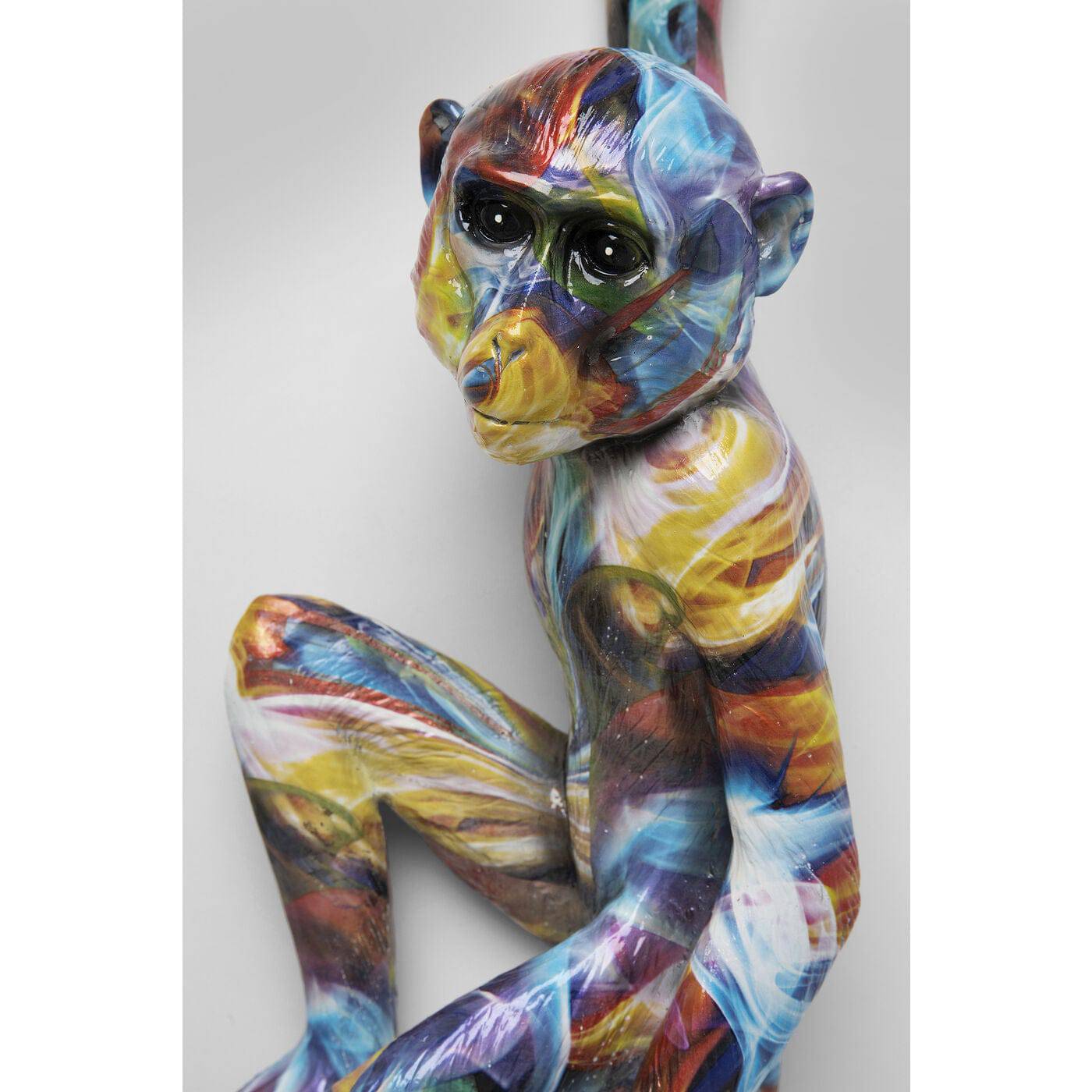 Wall Object Hanging Ape Colorful 17x67cm