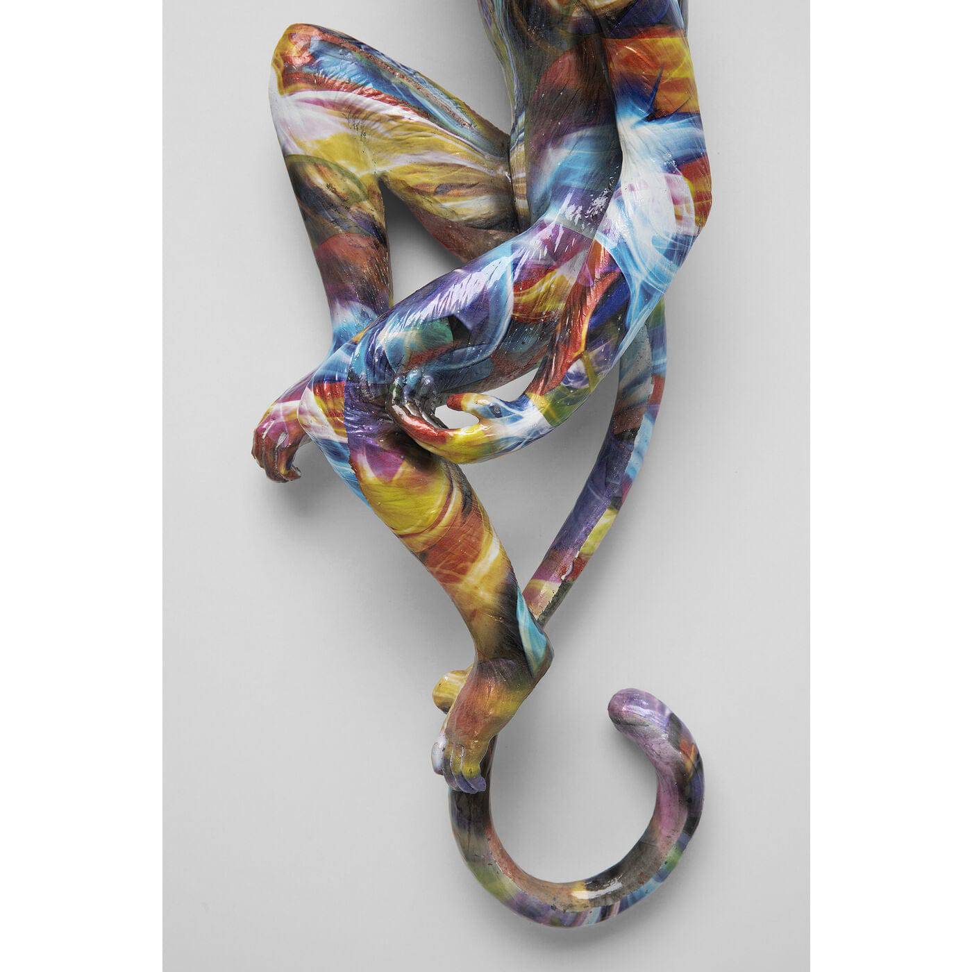 Wall Object Hanging Ape Colorful 17x67cm