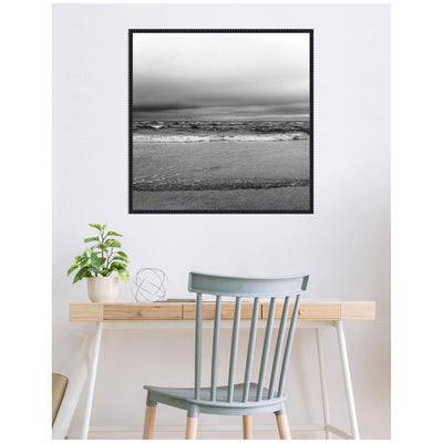 Sylvie Life Is A Beach Framed Canvas by Stephanie Klatt