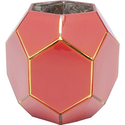 Vase Art Pastel Red 17cm