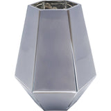 Vase Art Pastel Grey 21 showing delicate pastel grey shades and lacquered glass finish from multiple angles