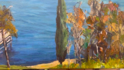 Cabin View Original by John Beard, 30x76 by John Beard Collection - product image 6 for Resin Society