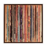 Sylvie Records Framed Canvas by Robert Cadloff of Bomobob