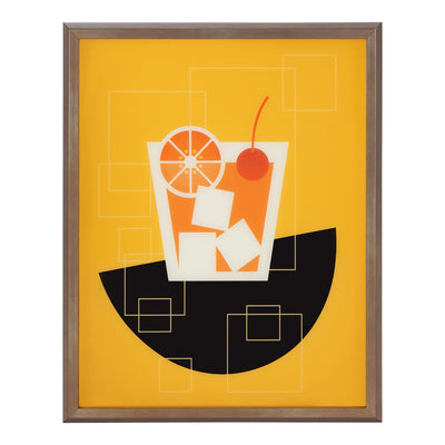 Blake Old Fashioned Framed Printed Art by Amber Leaders Designs