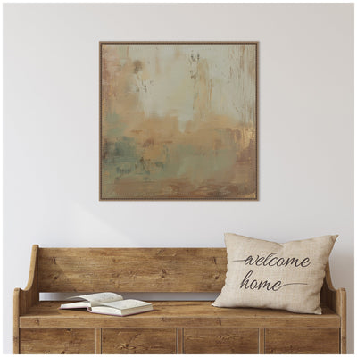 Sage Horizon No.
2 by Amy Lighthall Framed Canvas Wall Art Print
