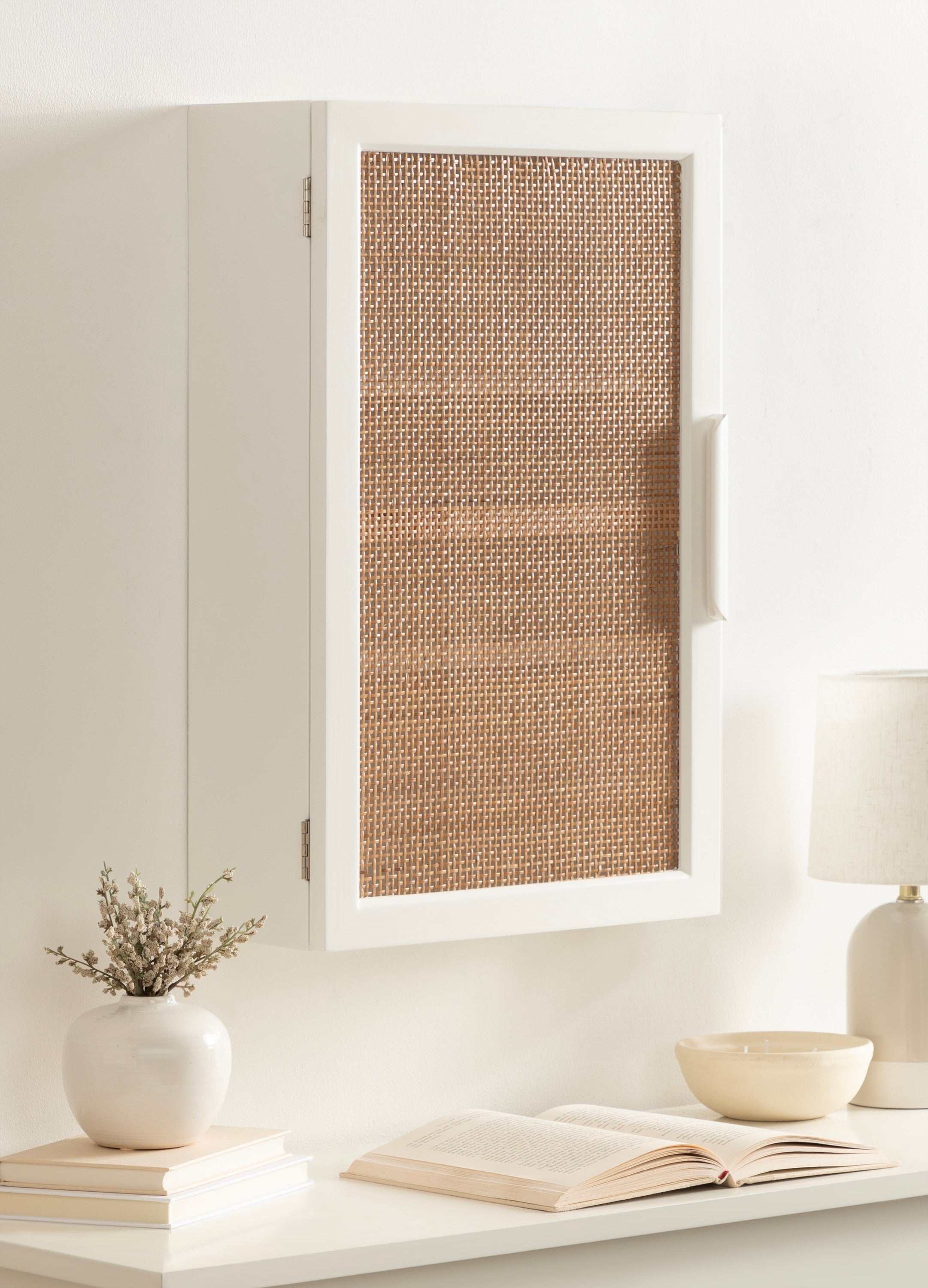 Ori Rattan Wall Cabinet by kateandlaurel - product image 5 for Resin Society