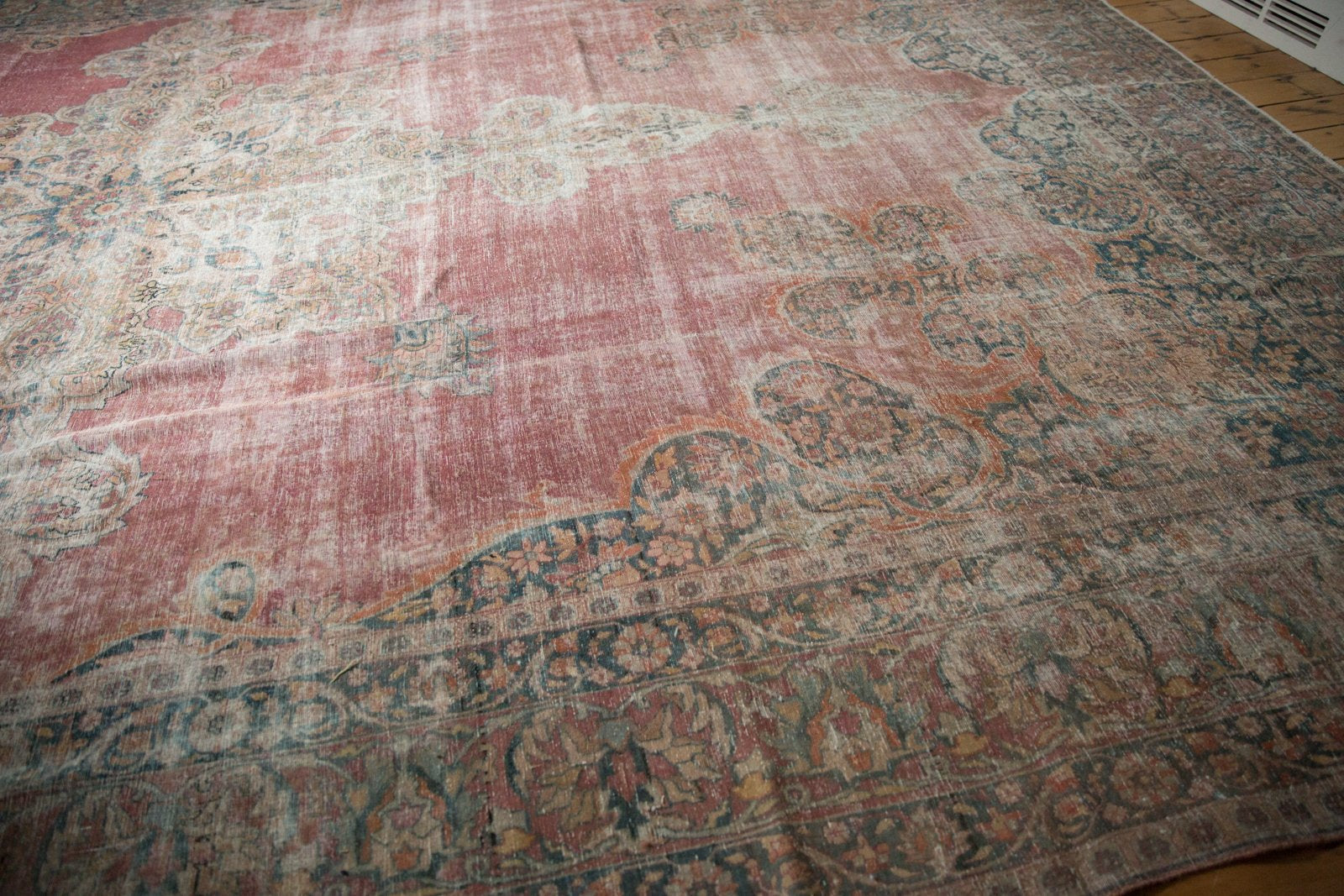 12x18.5 Antique Distressed Kermanshah Carpet by Old New House® - product image 6 for Resin Society