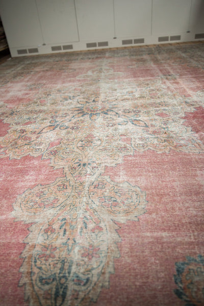 12x18.5 Antique Distressed Kermanshah Carpet by Old New House® - product image 9 for Resin Society