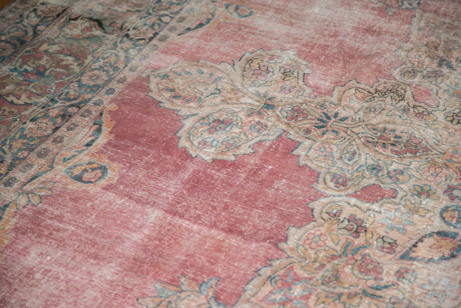 12x18.5 Antique Distressed Kermanshah Carpet by Old New House® - product image 10 for Resin Society