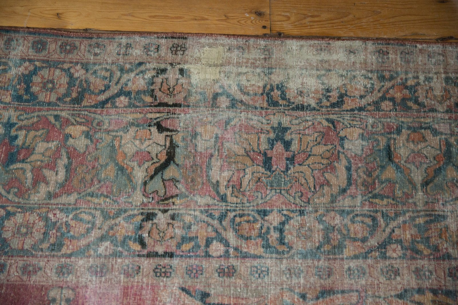 12x18.5 Antique Distressed Kermanshah Carpet by Old New House® - product image 12 for Resin Society