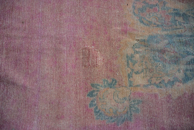 12x18.5 Antique Distressed Kermanshah Carpet