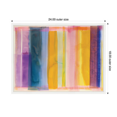 Sylvie Vibrant Lines I Framed Canvas by Amy Lighthall