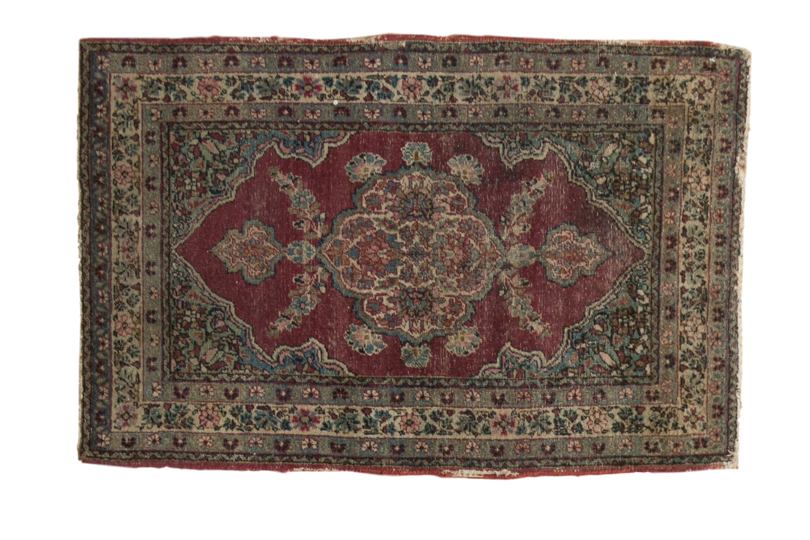 2x3 Antique Kerman Rug Mat