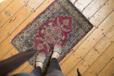 2x3 Antique Kerman Rug Mat