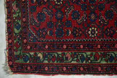 2x2.5 Antique Fine Hamadan Square Rug Mat by Old New House® - product image 4 for Resin Society