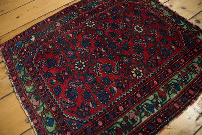 2x2.5 Antique Fine Hamadan Square Rug Mat by Old New House® - product image 5 for Resin Society
