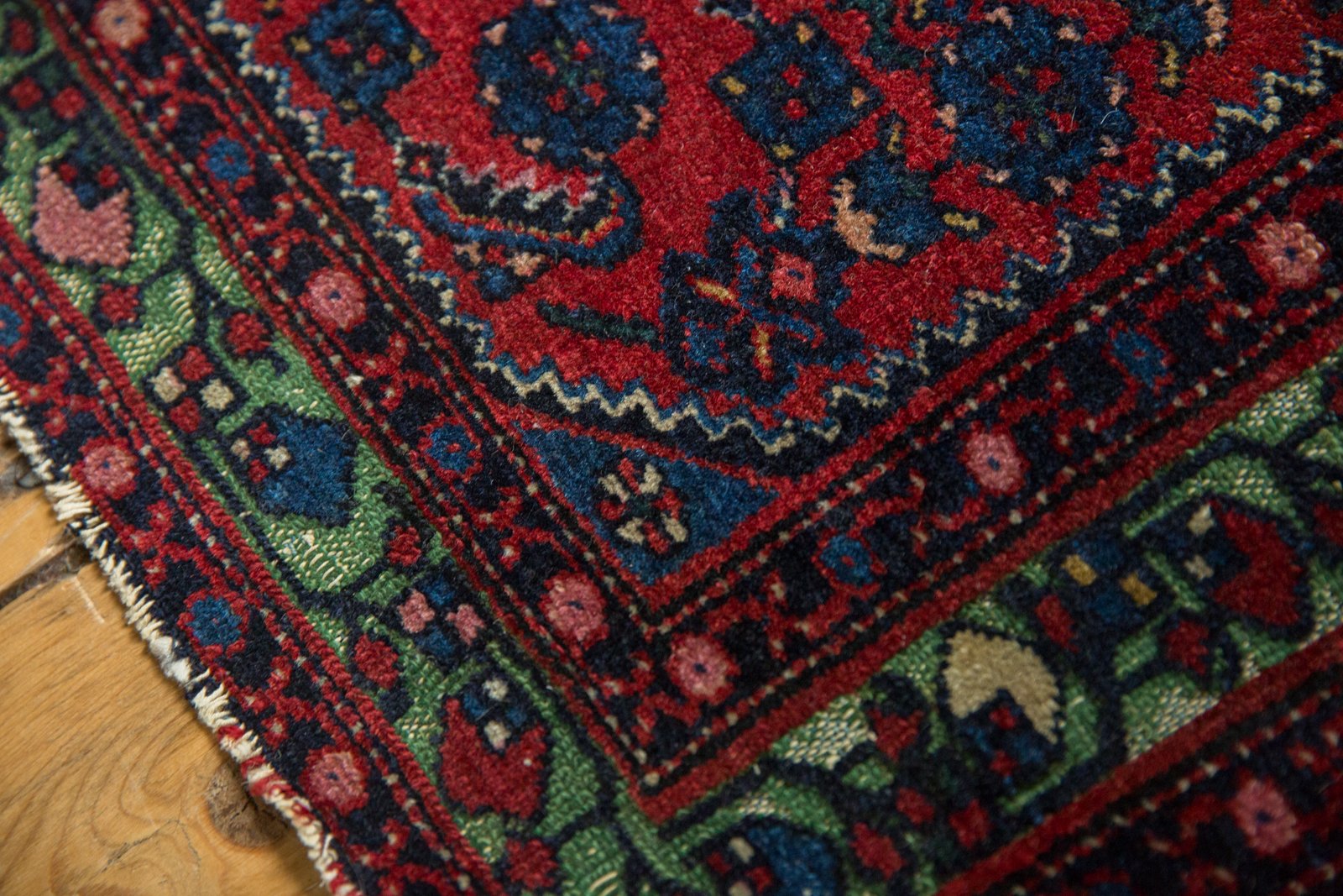 2x2.5 Antique Fine Hamadan Square Rug Mat by Old New House® - product image 6 for Resin Society