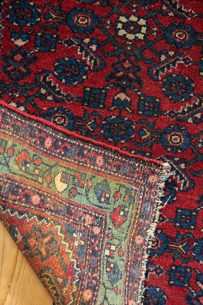 2x2.5 Antique Fine Hamadan Square Rug Mat by Old New House® - product image 11 for Resin Society