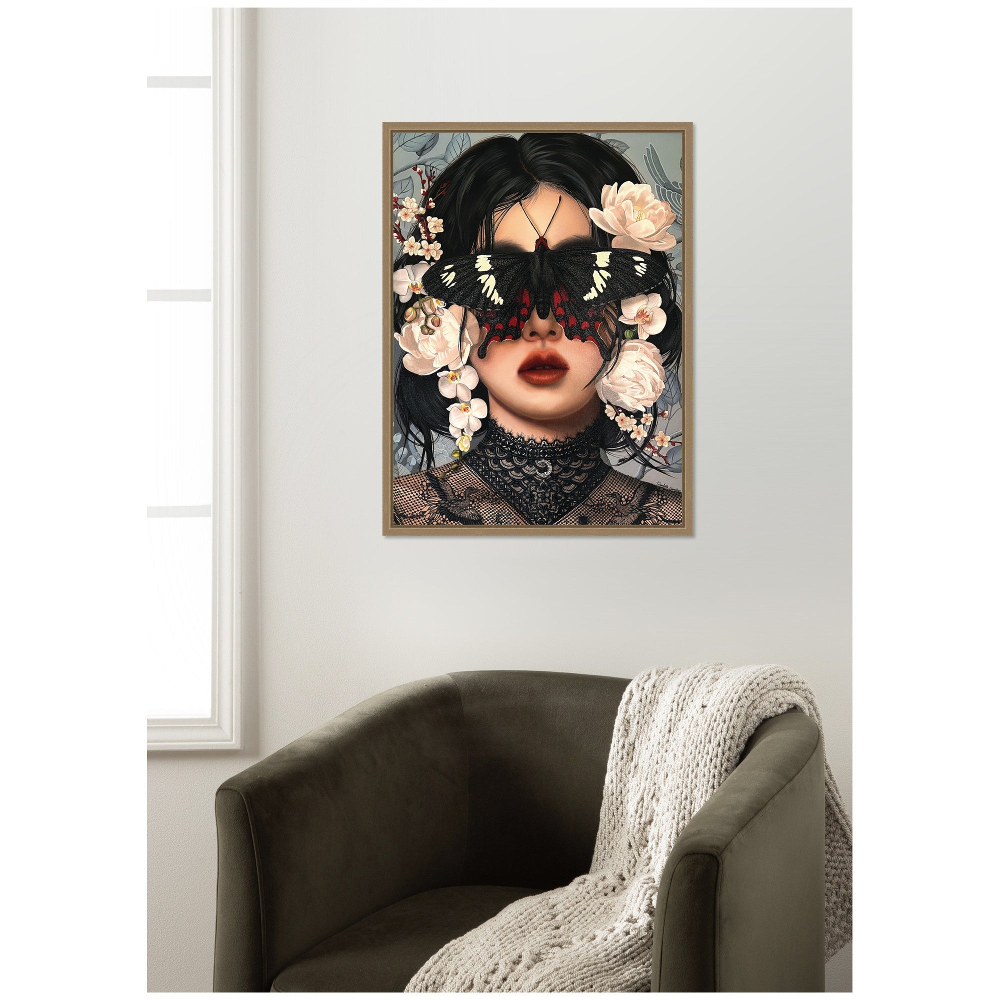 Whither Is Fled The Visionary Gleam Where Is It Now by Charlotte Brindley Framed Canvas Wall Art Print