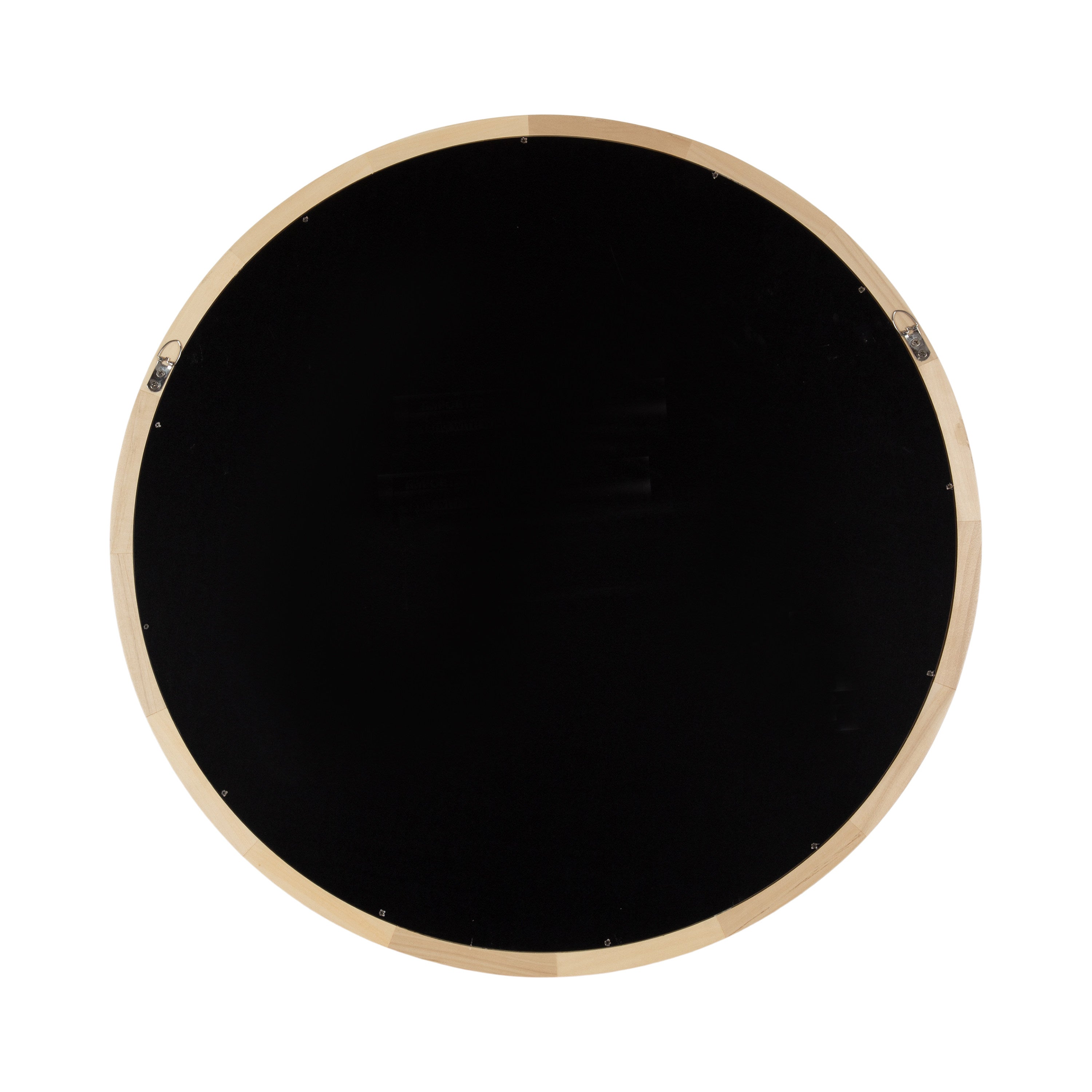Hatherleigh Round Wood Wall Mirror