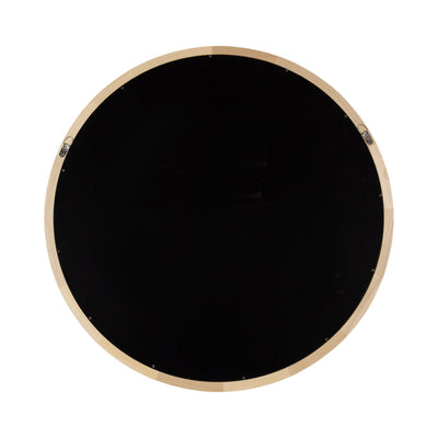 Hatherleigh Round Wood Wall Mirror