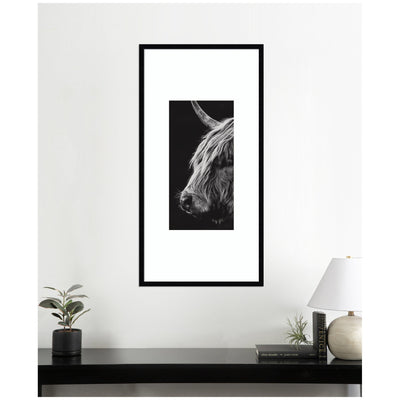 Scottish Highland by Crystal Lynn Collins Framed Wall Art Print