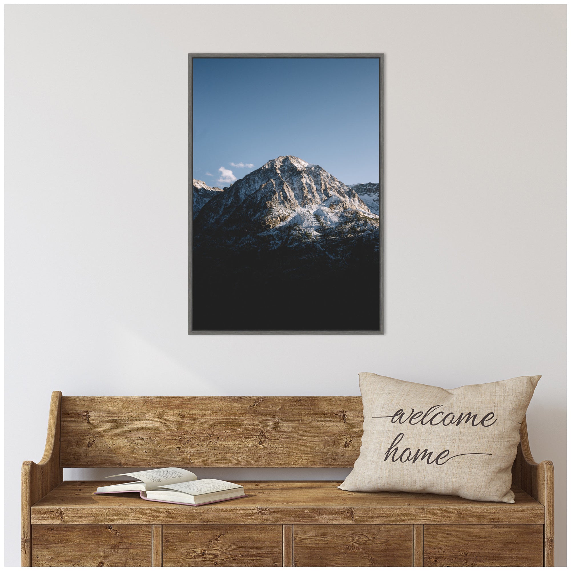 Sylvie Yosemite Mountain Landscape Framed Canvas by Patricia Hasz