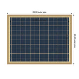Rectangular framed fabric pinboard with navy blue plaid pattern featuring light-colored grid lines, measuring 26 by 20 inches outer size, viewed from above.